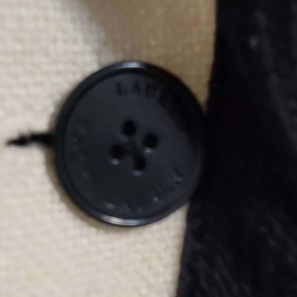 Lauren: Vintage Ralph Lauren  Linen Women Business Jacket - Picture 4 of 9